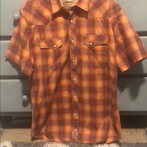 NWOT Rafter C button-up T-shirt, cowboy collection